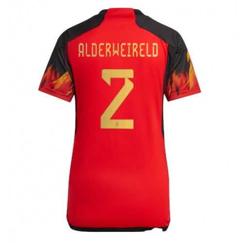Belgien Toby Alderweireld #2 Hemmatröja Kvinnor VM 2022 Kortärmad